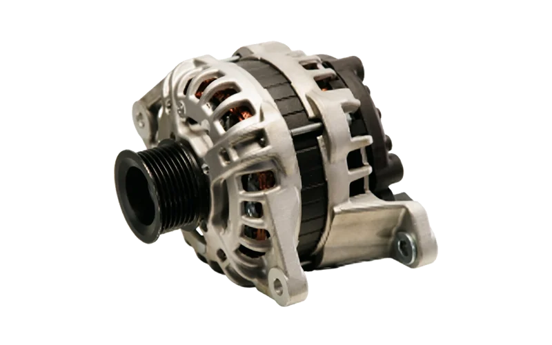 Engine charging alternator